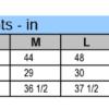 174HBM-SIZE-CHART
